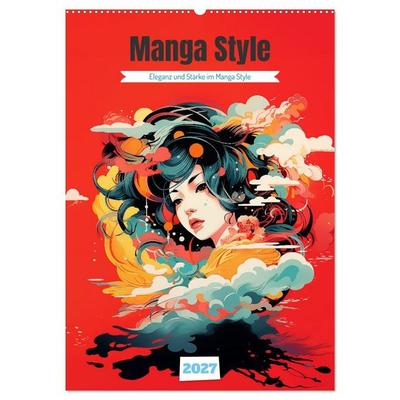 Manga Style (Wandkalender 2027 DIN A2 hoch), CALVENDO Monatskalender