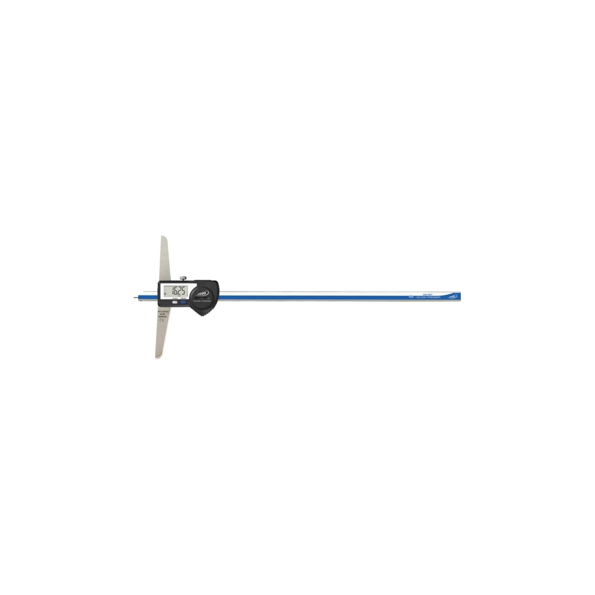 Helios-Preisser Digitaler Tiefenmessschieber IP67, R. m.auswb.Messstift 1/100 200x100 mm (1365722)