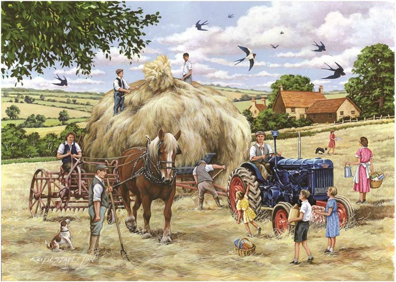 House of Puzzles: Puzzel Puzzle Making Hay met 500 stukjes