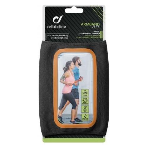 Cellularline ARMBAND FLEX SUMMER EDITION Sport-Neopren-Etui bis Grösse 5,2" schwarz (ARMBANDFLEXSUMK)