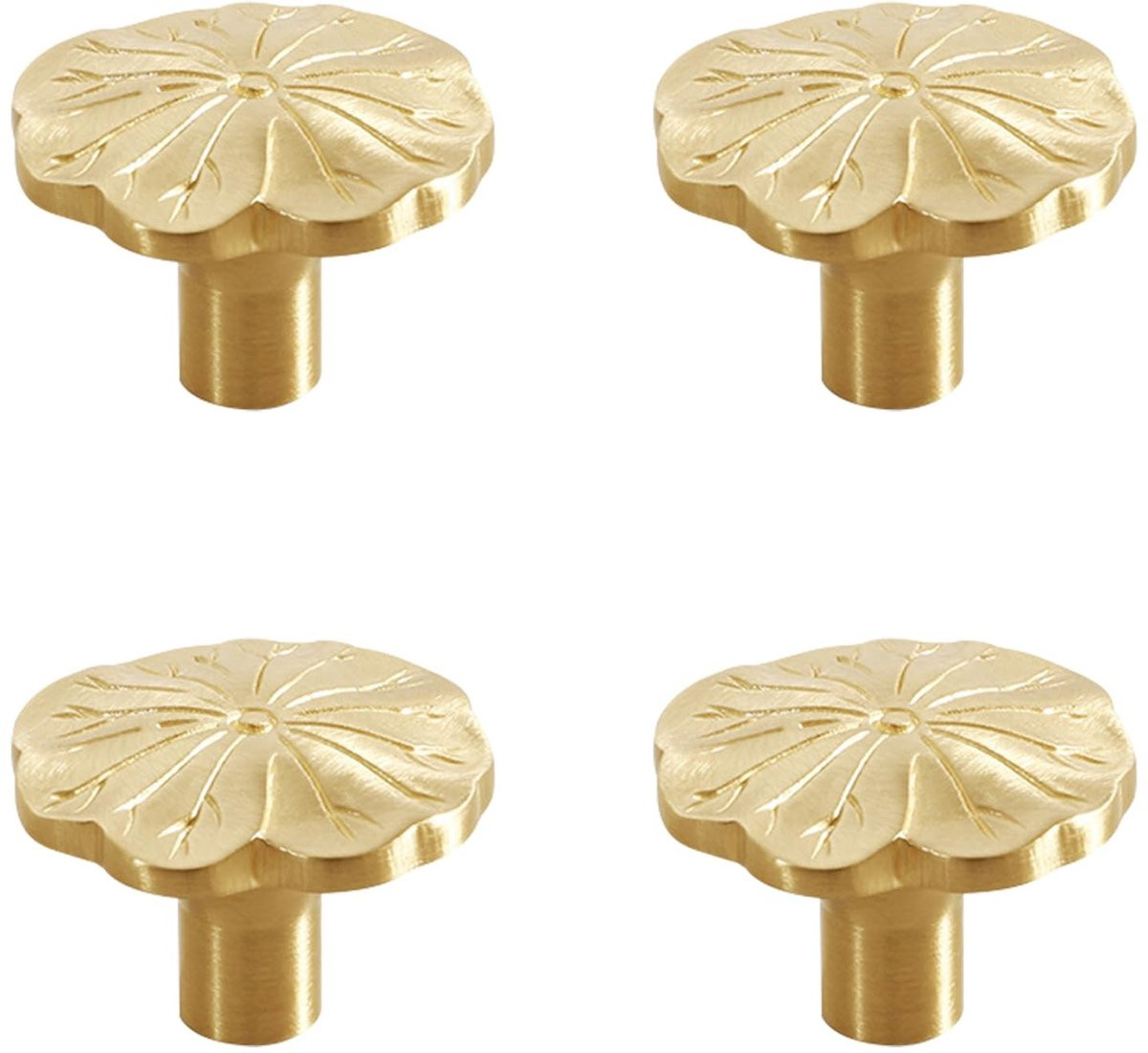 Dailygoods Meubelknoppen Gouden Vintage - Kastgrepen Messing - Minimalistisch Design