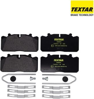 Textar Bremsbelagsatz, Scheibenbremse Lightweight Technology 2928503 Für Iveco Renault Trucks