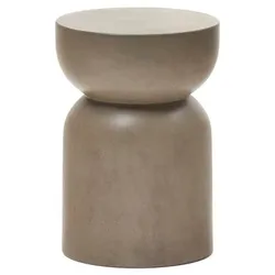 Kave Home Beistelltisch Garbet Zement Grau