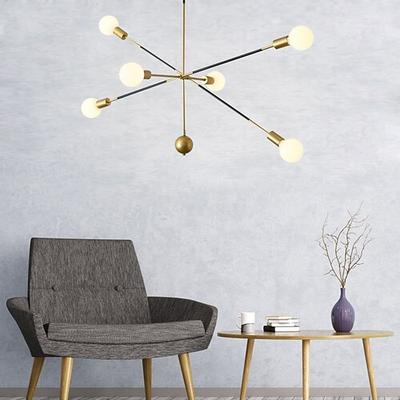 90 cm Sputnik Design-Kronleuchter Metall Sputnik lackierte Oberflächen modern 220-240 V (Glühbirne nicht enthalten)
