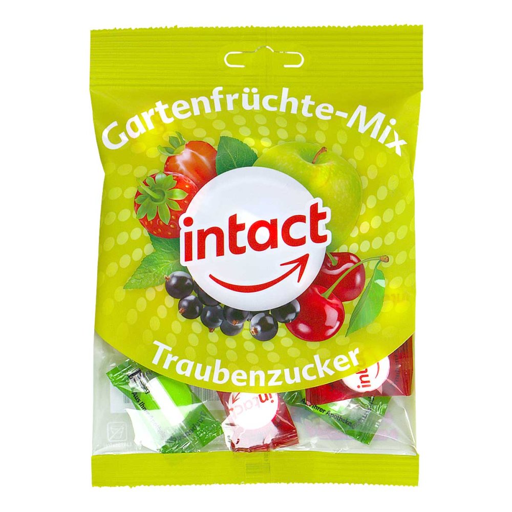 sanotact GmbH Intact Traubenzucker Beutel Gartenfrüchte-mix 18720640