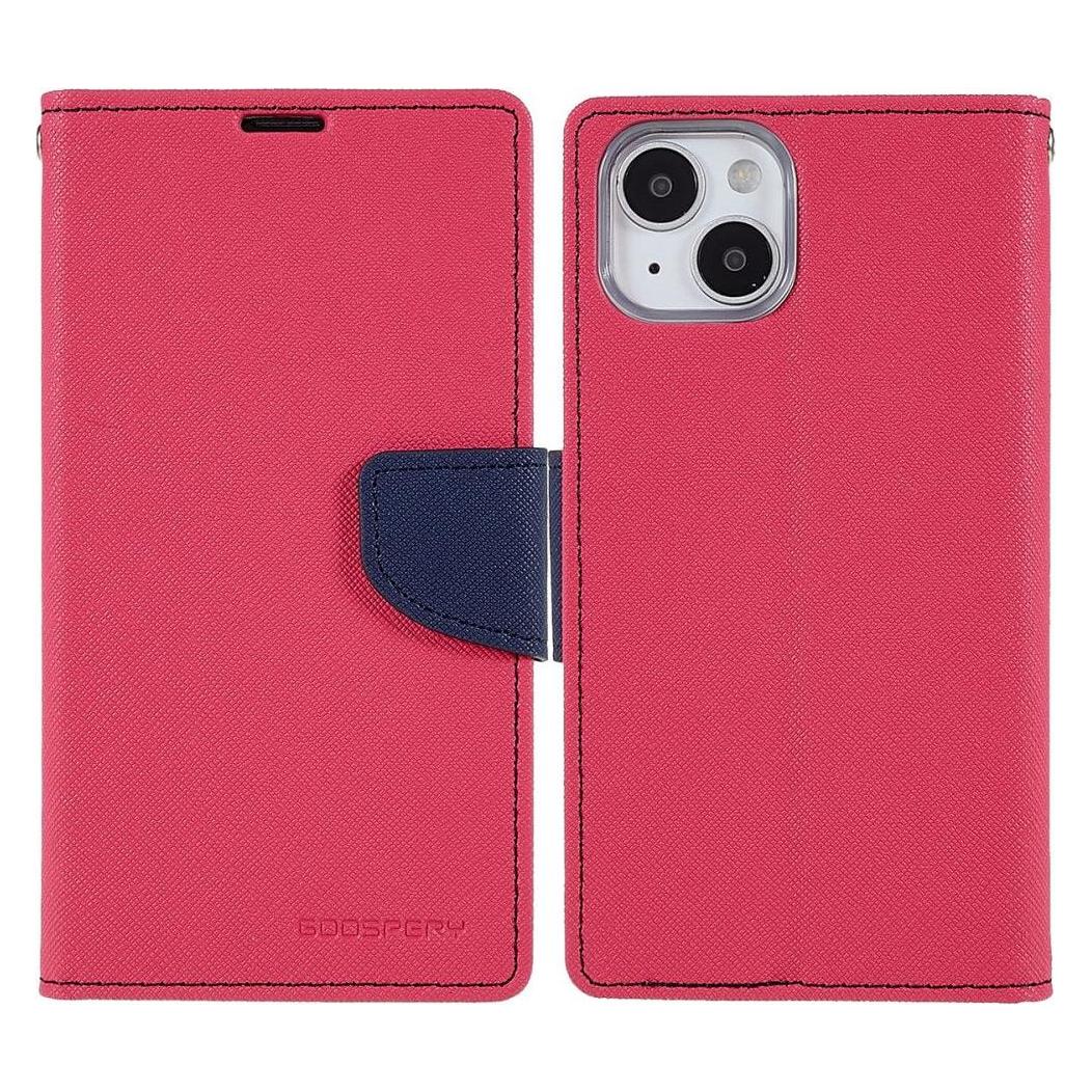 Mercury iPhone 14 Plus - Goospery Fancy Etui Hülle pink (Apple iPhone 14 Plus) (660105518E)