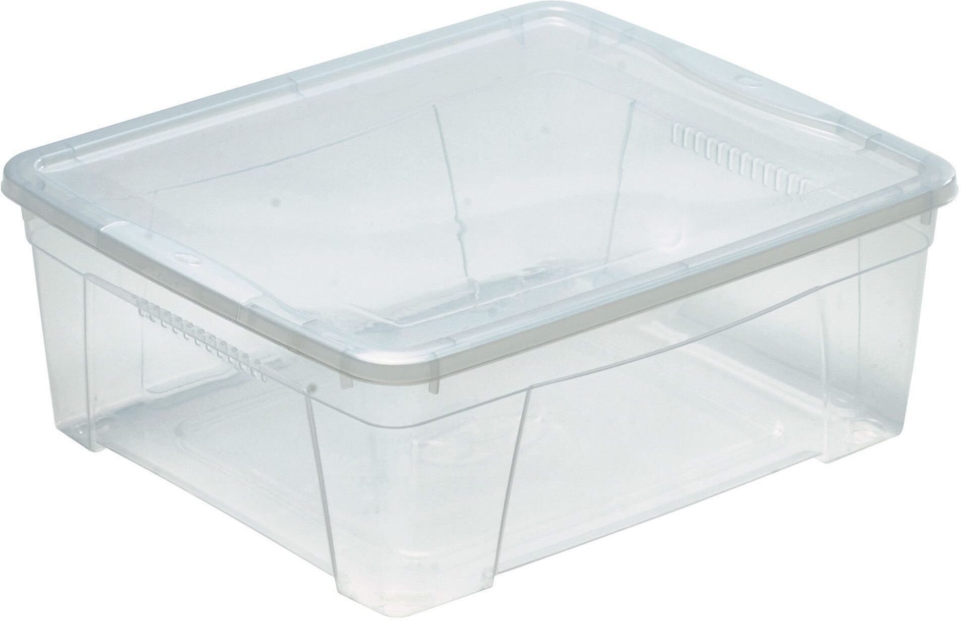 Mazzei CONTENITORE CON COPERCHIO 42x17x35,5 cm (LxHxP) 16,9 l TRASPARENTE