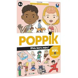 Poppik, Sticker, Sticker Lernposter Menschlicher Körper (49 Sticker)