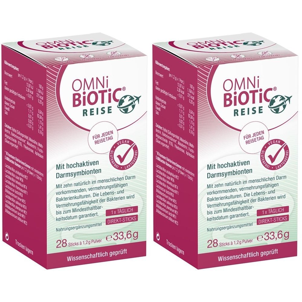 Omni BiOTiC Reise Pulver Stick 2x 2x28x1,2 g