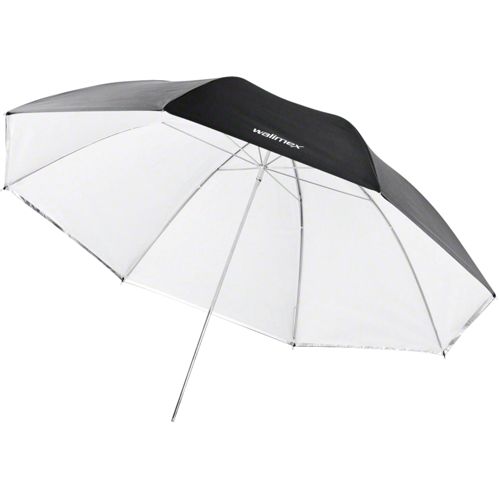Walimex 2in1 Reflex-& Durchlichtschirm weiß, 109cm