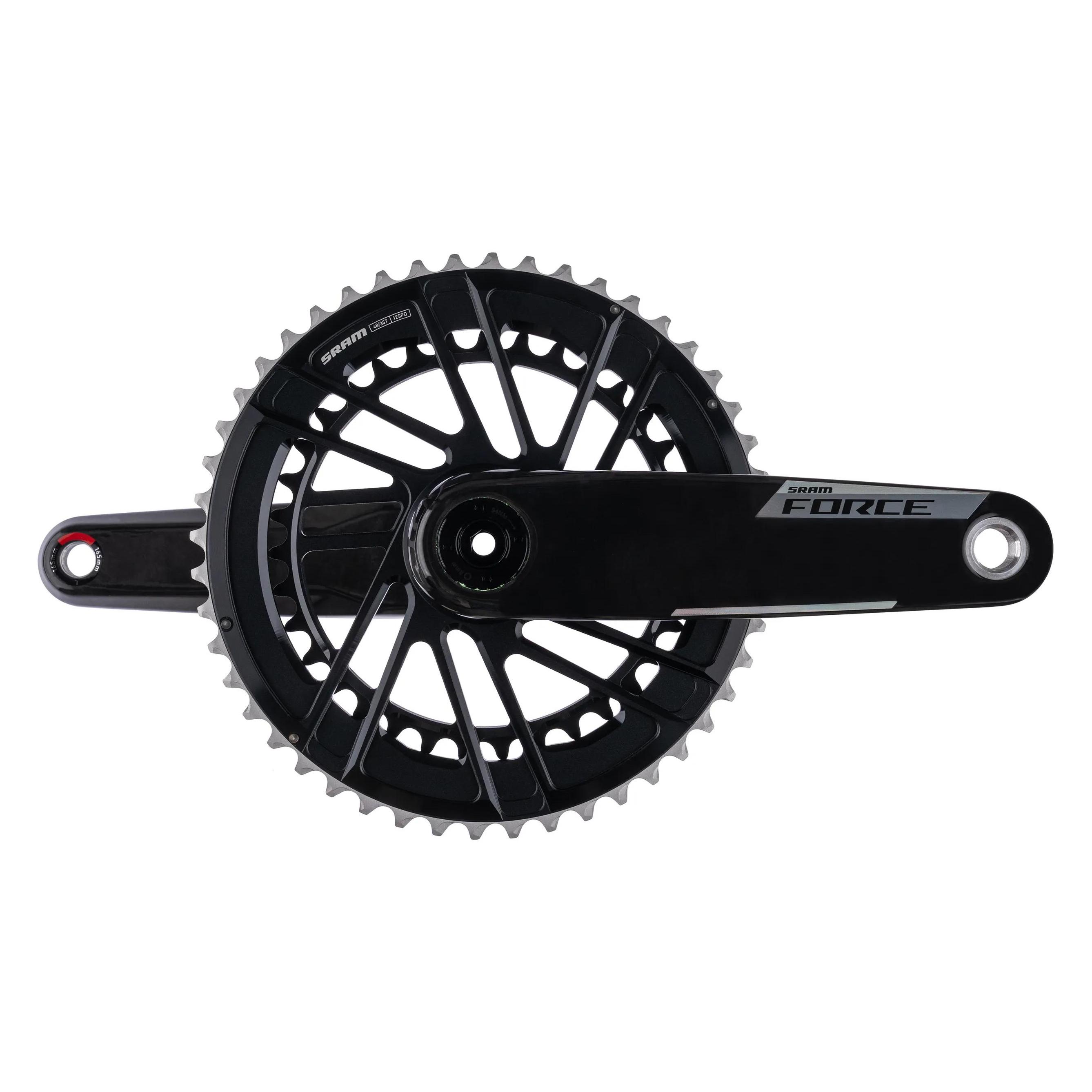 Sram Force E1 DUB DM 2x12-fach Carbon Kurbelgarnitur (165 mm) (108902)