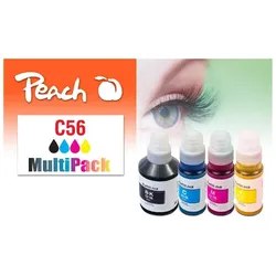 Peach PI100-471 Druckerpatrone 4 Stück(e) Kompatibel Standardertrag Schwarz, Cyan, Magenta, Gelb
