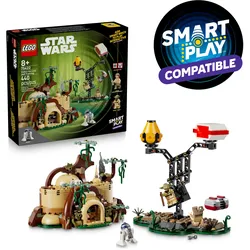 LEGO Star Wars 75422 SMART Play: Jedi-Training an Yodas Hütte, Spielzeug