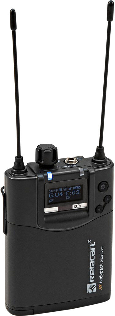 Sonstige Relacart Pm-320r In-Ear Taschenempfänger 626-668 Mhz