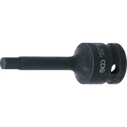BGS Kraft-Bit-Einsatz | Länge 75 mm | Antrieb Innenvierkant 12,5 mm (1/2"") | Inn...
