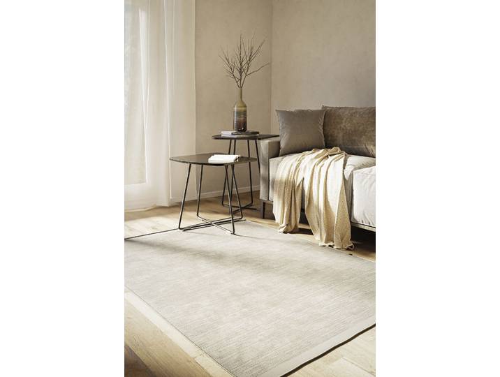 Wollteppich WOOLY DREAM, handgewebt , beige (natur, meliert, grau), B:240cm H:10mm L:290cm, Wolle, MYFLAIR MÖBEL & ACCESSOIRES, Teppiche, Wollteppich, reine Wolle, meliert, Wendeteppich, auch in rund & als Läufer