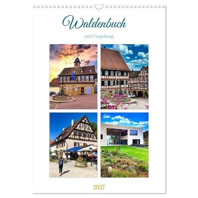 Waldenbuch und Umgebung (Wandkalender 2027 DIN A3 hoch), CALVENDO Monatskalender