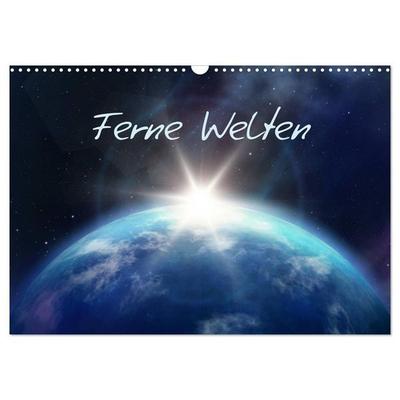 Ferne Welten (Wandkalender 2027 DIN A3 quer), CALVENDO Monatskalender