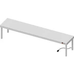 Stalgast Wärmebrücke 1-etagig 1700x400x400 mm mit Keramik-Infrarot-Strahlern