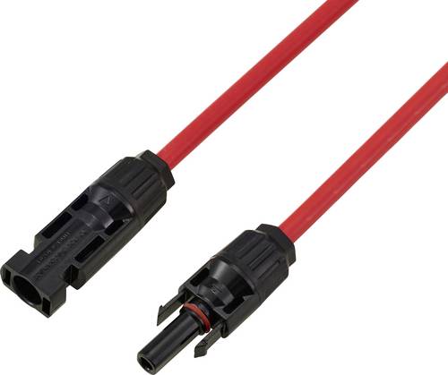 TRU COMPONENTS TC-13805744 Solarkabel Verlängerung 6.0mm² 30A Kabellänge 2m