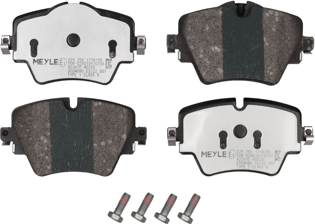 MEYLE 025 256 1718/PD Brake pad set