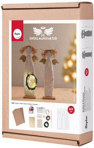 Bastelpackung "Engelmanufaktur", 2 stehende Engel