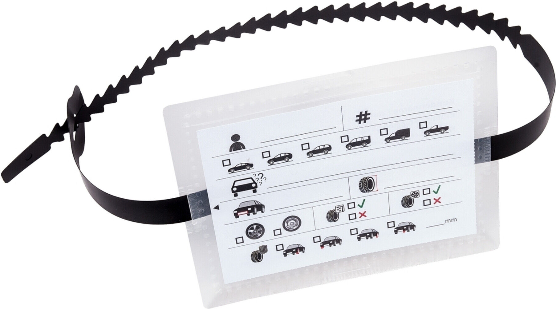 Eichner MAXI-Schlaufe für Rad-/Reifenanhängerr DIN A6 (9219-00094-A)