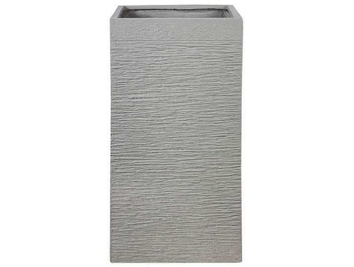 BLUMENTOPF taupe quadratisch 40/40/77 cm Dion