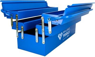 Brilliant Tools Werkzeugkasten Metall-Werkzeugkasten, Klappbar Bt150800