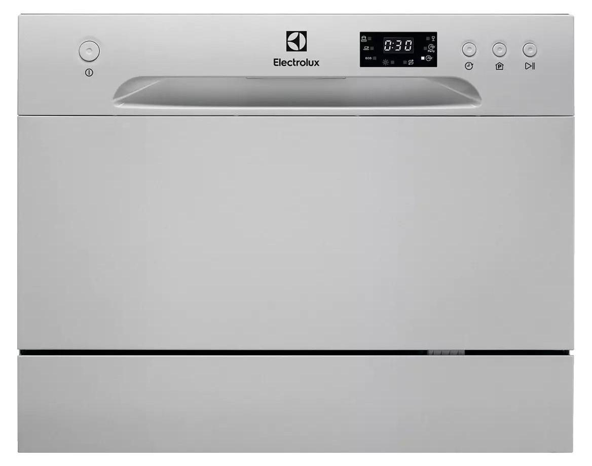 Electrolux ESF2400OS, Freistehend, Kompakt, Silber, Silber, Tasten, kalt, Heiß