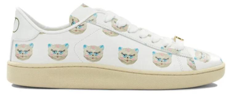 Valentino Garavani Damen Sneaker Weiß Kalbsleder