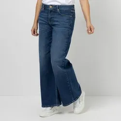 ANNA VON GRIESHEIM Jeanshose lange Form 5-Pocket Style weites Bein