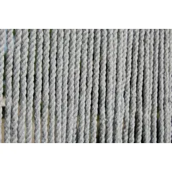 CASA Türvorhang Seil TOULON 2 Größe: 120x230cm Farbe: grau