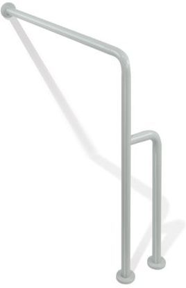 Hewi 801 Boden-Wandstützgriff 801.22.4S36 670-950 mm x 300-834 mm, koralle