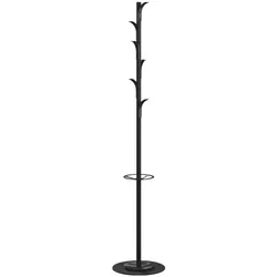Paperflow Garderobe »Palm Springs Mainly Black« 6 Haken schwarz, 35x175x35 cm