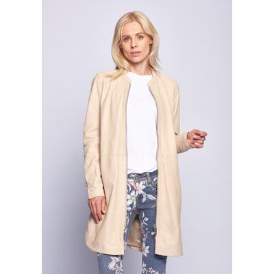 Ledermantel MAZE "4202040", Damen, Gr. S, rosa (powder), Obermaterial: 100% Lammleder. Futter: 100% Polyester, Mäntel