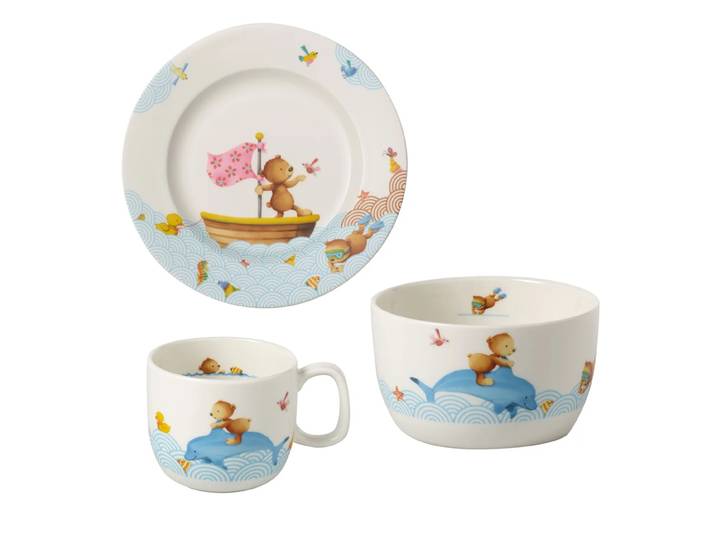 Villeroy & Boch Service pour enfants Happy as a Bear 3 pièces