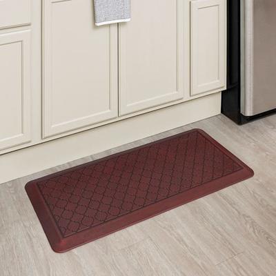Mohawk Rug & Textiles Tempur Pedic Anti Fatigue Lattice Mat Merlot 42 x 20, 42 x 20, Merlot