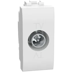 Bticino N4202DN LivingLight TV-Dose für End- und Einzelanschluss 1M Weiß