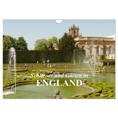 Schlösser und Gärten in England (Wandkalender 2026 DIN A4 quer), CALVENDO Monatskalender