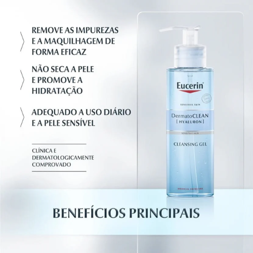 Eucerin DermatoCLEAN Gel de Limpeza Refrescante 200ml