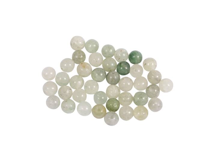 Halbedelsteinperlen Afrikanische Jade, ø 4mm, SB-Btl. 40Stück