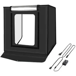Puluz Photo Studio 40cm LED 2400 lumens PU5040EU (Aufnahmebox), Studioausrüstung Zubehör, Schwarz