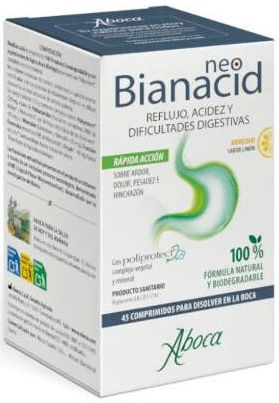 Aboca Neobianacid Tablets Lemon 45 Tablets