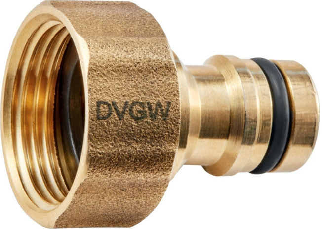 GEKA plus-Raccord à robinet, système de connexion, KTW, laiton, FI G3/4