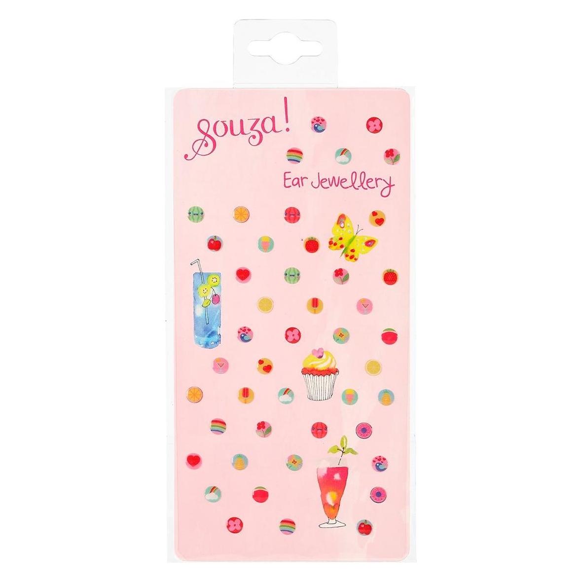 Souza Ohrsticker Früchte gross (45 Sticker) (107383)