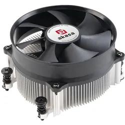 Akasa CPU-Kühlkörper - Geräuscharme AMD AM5 (55 mm), CPU Kühler, Schwarz