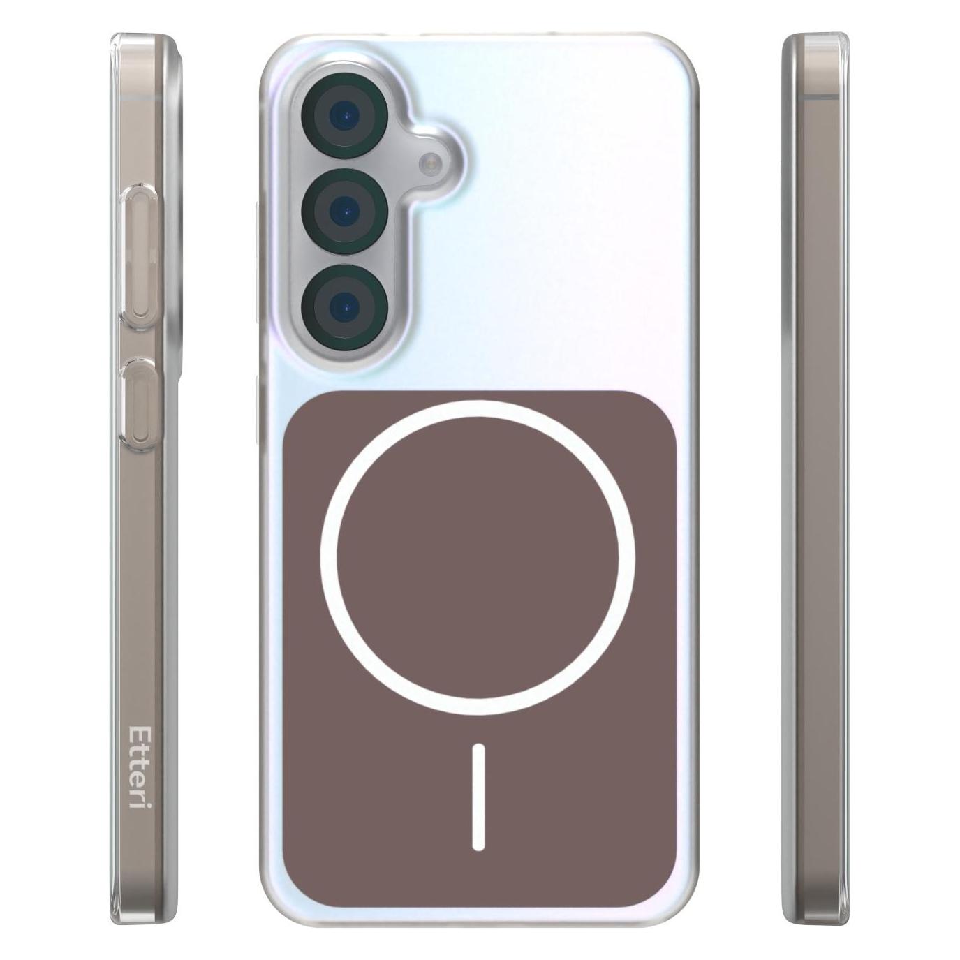 Etteri Hidden Pearl case for Samsung S25 brown (Samsung Galaxy S25) (67252330)