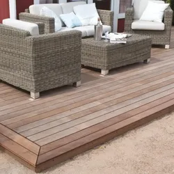 OSMO Terrassendiele Thermoholz Esche -glatt / glatt für V2A Clip-330 cm