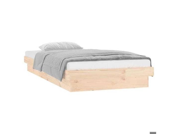 Lit 1 place - - Cadre de lit - pratique - sans matelas 669635